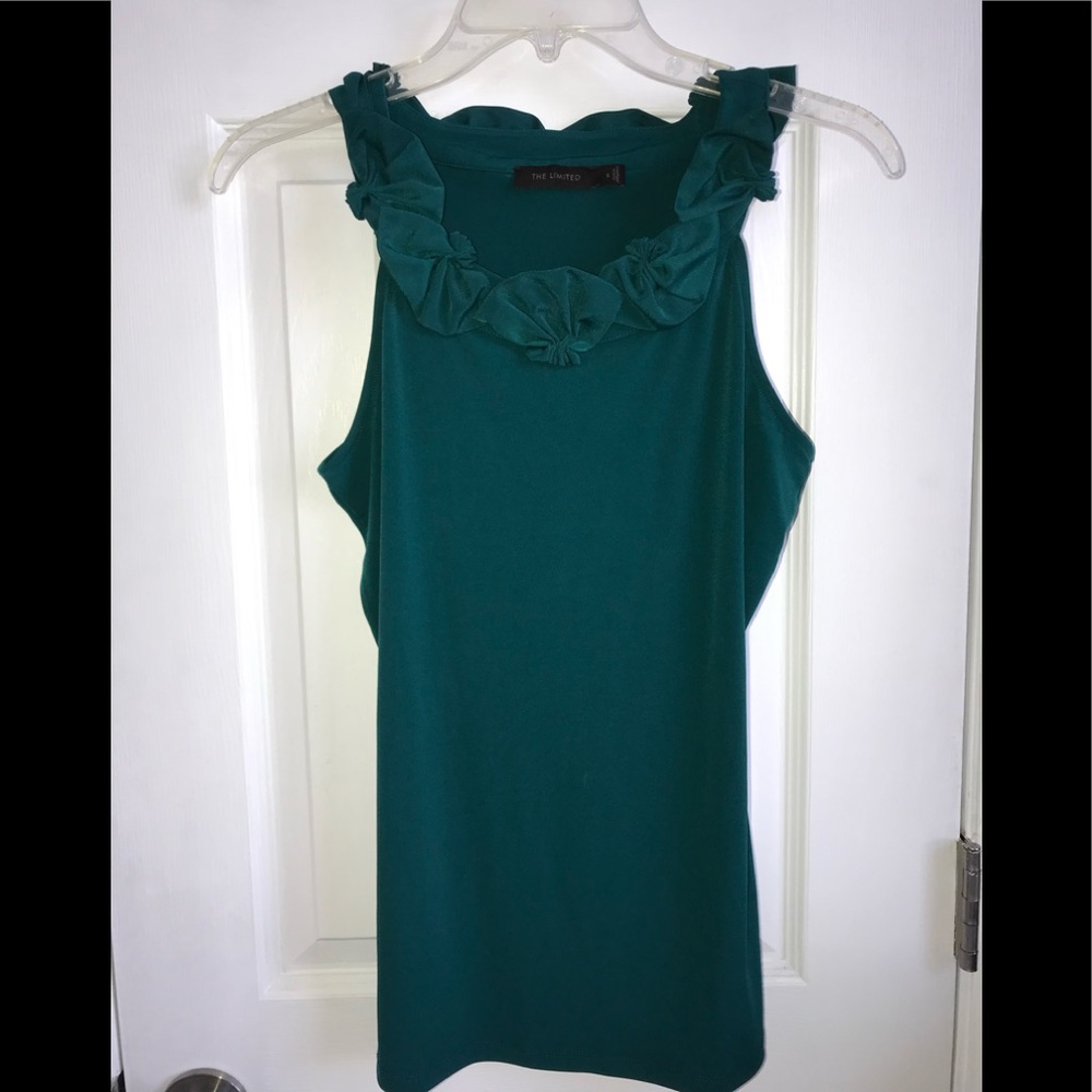 The Limited Teal Sleeveless top - size small